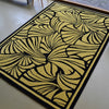 Florence Broadhurst Japanese Fans Gold 039305 Designer Wool Rug - Rugs Of Beauty - 3