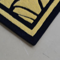 Florence Broadhurst Japanese Fans Gold 039305 Designer Wool Rug - Rugs Of Beauty - 4