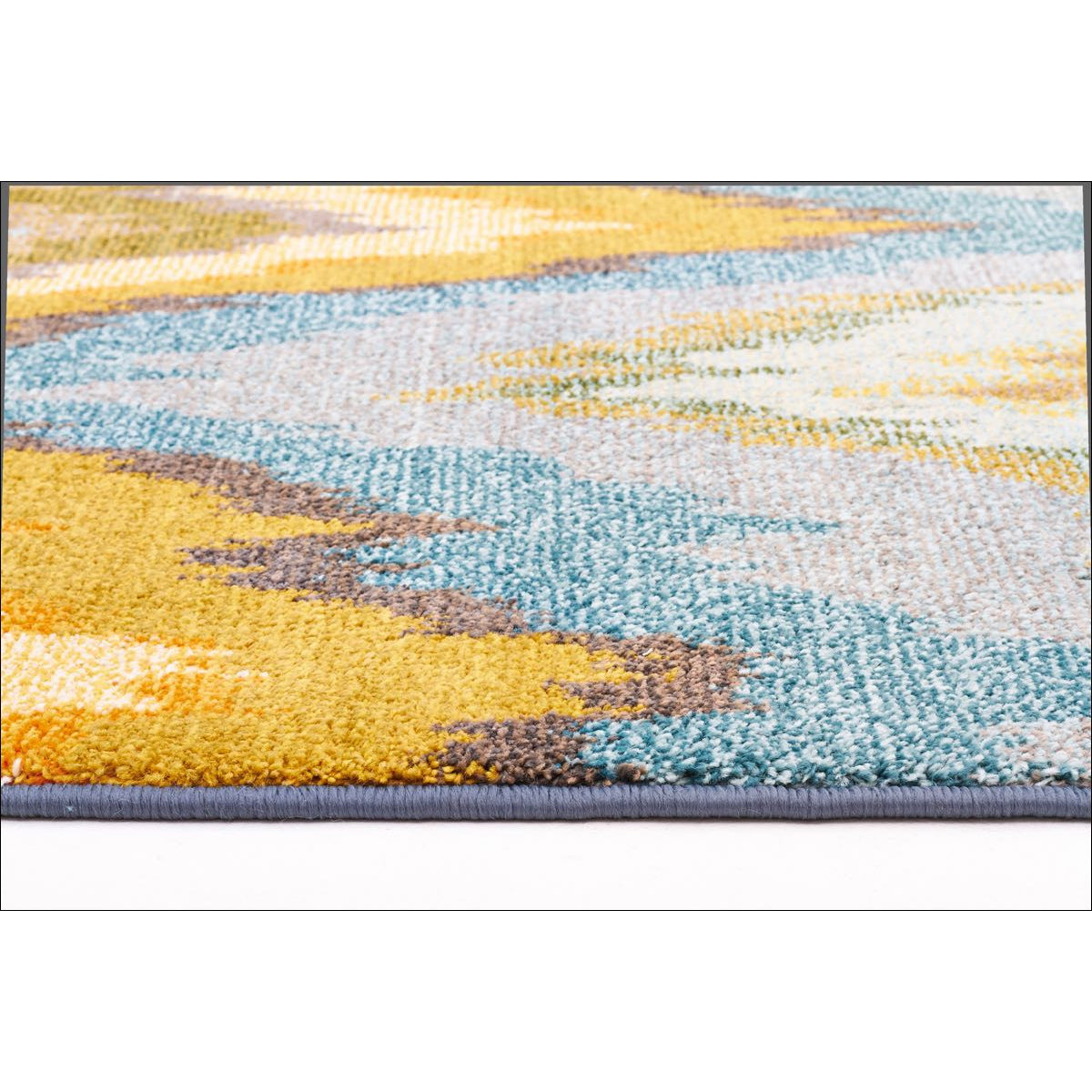 Designer Ikat Rug Blue - Rugs Of Beauty