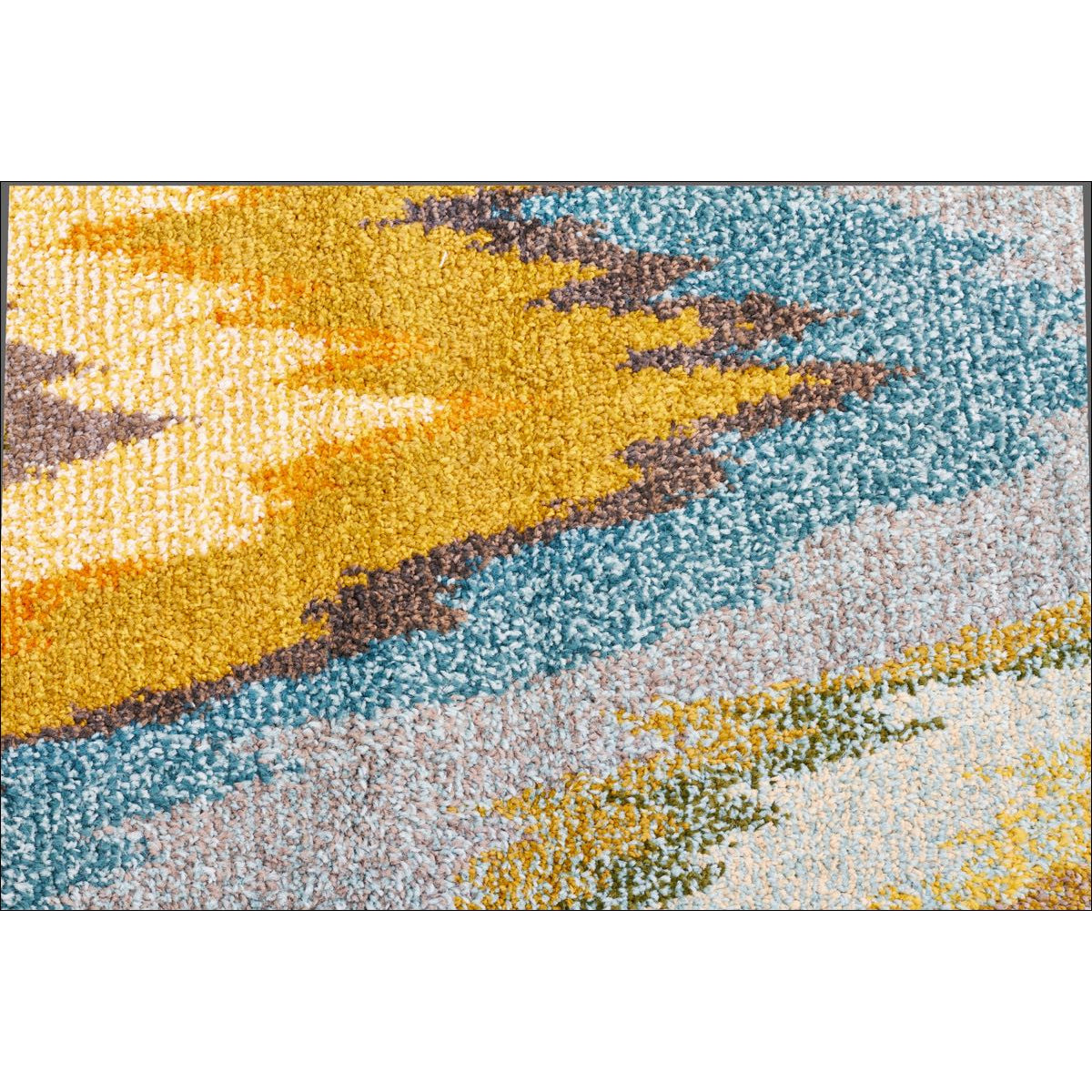 Designer Ikat Rug Blue - Rugs Of Beauty