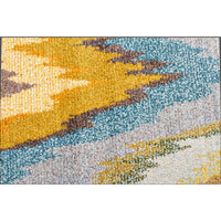 Designer Ikat Rug Blue - Rugs Of Beauty