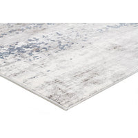 Elizabeth 331 Grey Blue Beige Abstract Patterned Modern Rug - Rugs Of Beauty - 2