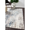 Elizabeth 331 Grey Blue Beige Abstract Patterned Modern Rug - Rugs Of Beauty - 11