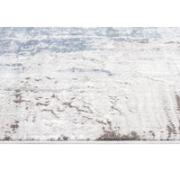 Elizabeth 333 Blue Beige Grey Abstract Patterned Modern Rug - Rugs Of Beauty - 3