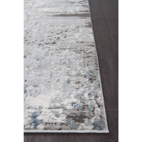 Elizabeth 333 Blue Beige Grey Abstract Patterned Modern Rug - Rugs Of Beauty - 7