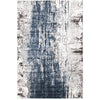 Elizabeth 333 Blue Beige Grey Abstract Patterned Modern Rug - Rugs Of Beauty - 1