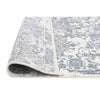 Elizabeth 334 White Blue Grey Abstract Floral Border Patterned Modern Rug - Rugs Of Beauty - 5