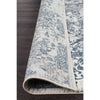 Elizabeth 334 White Blue Grey Abstract Floral Border Patterned Modern Rug - Rugs Of Beauty - 10