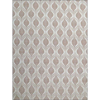 Flatweave Patterned Jute Durrie Rug - Kerla 1031 - Natural - Rugs Of Beauty