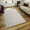 Flatweave Patterned Jute Durrie Rug - Kerla 1031 - Natural - Rugs Of Beauty