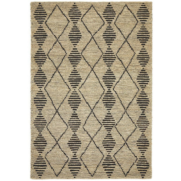 Inta 1325 Brown Natural Modern Jute Rug - Rugs Of Beauty - 1
