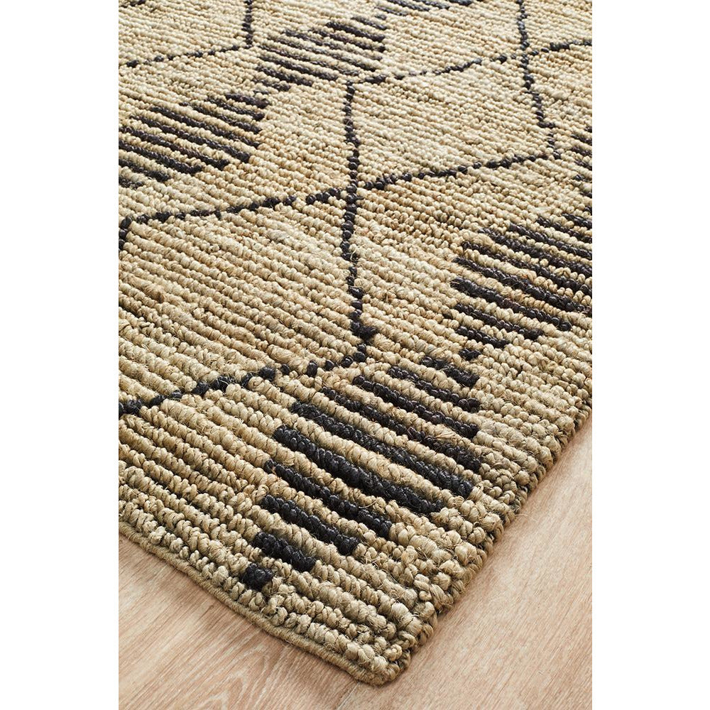 Inta 1325 Brown Natural Modern Jute Rug - Rugs Of Beauty - 4