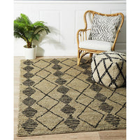 Inta 1325 Brown Natural Modern Jute Rug - Rugs Of Beauty - 2