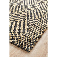 Inta 1326 Black Natural Modern Jute Rug - Rugs Of Beauty - 3