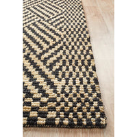 Inta 1326 Black Natural Modern Jute Rug - Rugs Of Beauty - 4