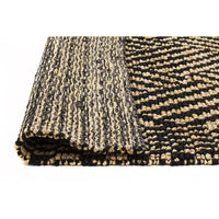 Inta 1326 Black Natural Modern Jute Rug - Rugs Of Beauty - 7