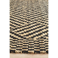 Inta 1326 Black Natural Modern Jute Rug - Rugs Of Beauty - 5