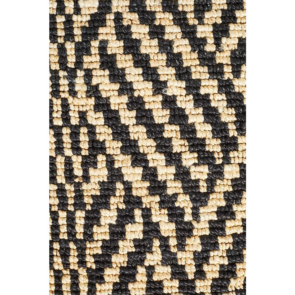 Inta 1326 Black Natural Modern Jute Rug - Rugs Of Beauty - 6