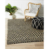 Inta 1326 Black Natural Modern Jute Rug - Rugs Of Beauty - 2