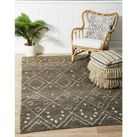 Inta 1327 Grey Beige Modern Jute Rug - Rugs Of Beauty - 2