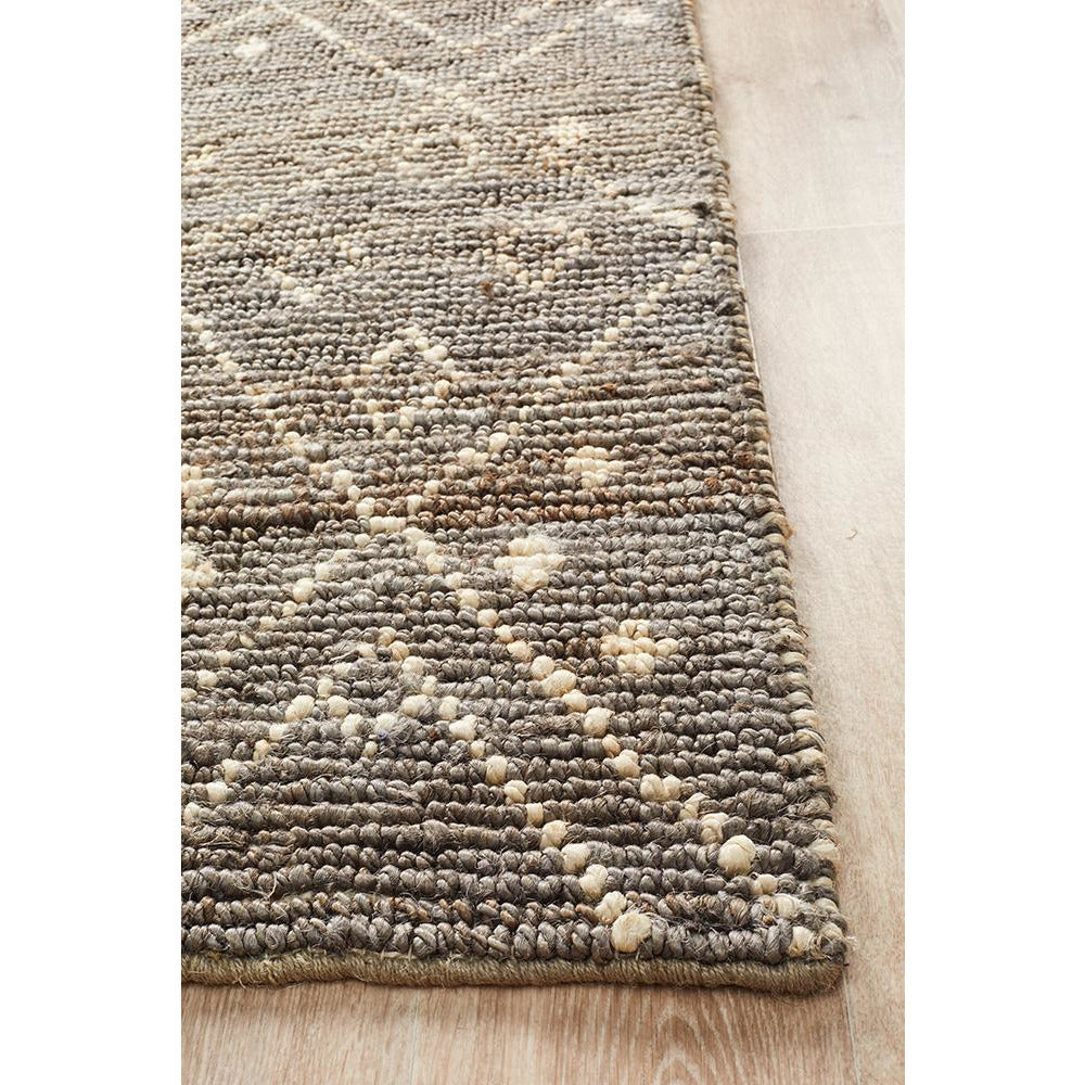 Inta 1327 Grey Beige Modern Jute Rug - Rugs Of Beauty - 4