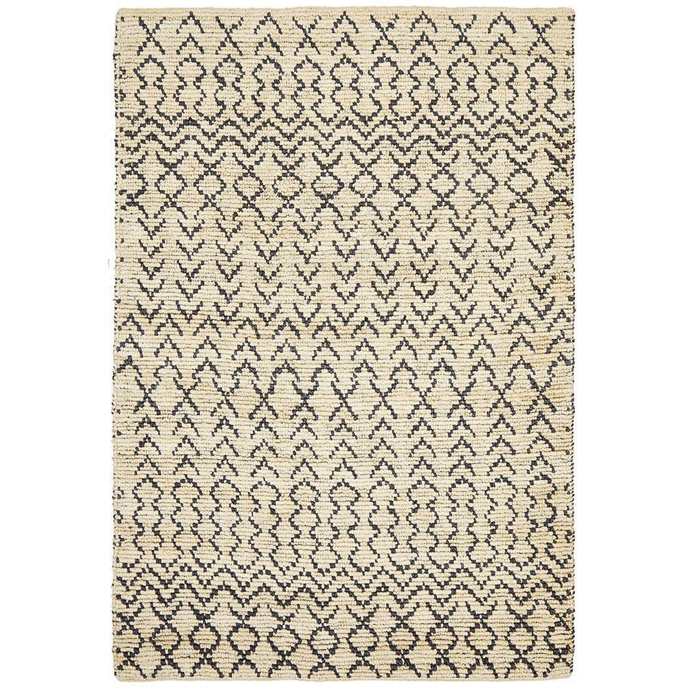 Inta 1328 Grey Natural Modern Jute Rug - Rugs Of Beauty - 1