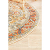 Tivoli 2773 Rust Multi Colour Transitional Round Rug - Rugs Of Beauty - 8