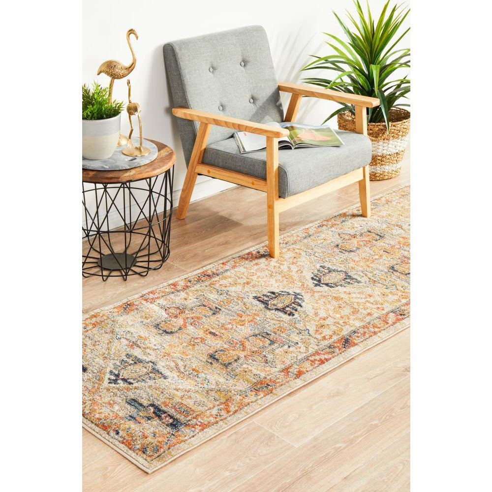 Tivoli 2773 Rust Multi Colour Transitional Runner Rug - Rugs Of Beauty - 3