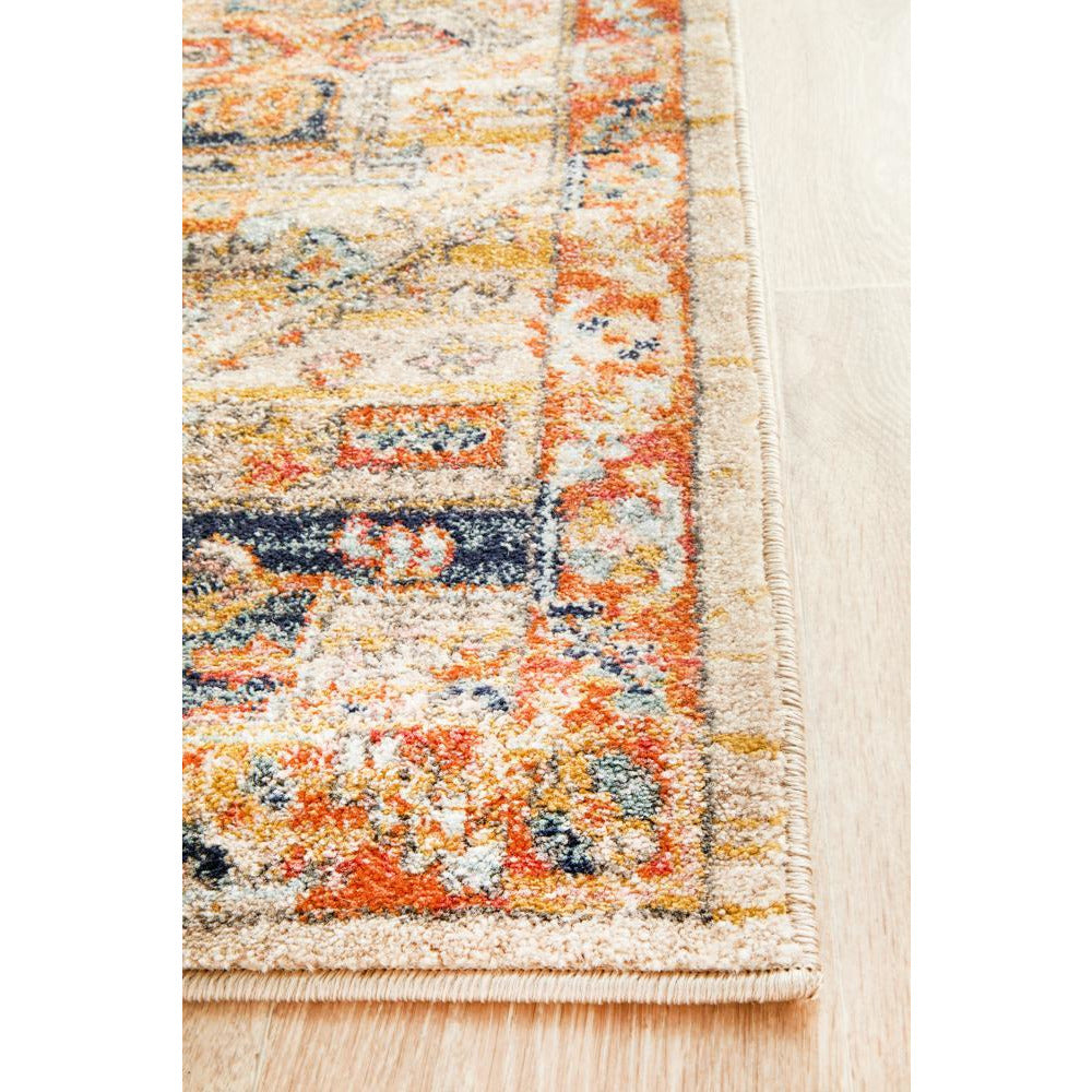 Tivoli 2773 Rust Multi Colour Transitional Runner Rug - Rugs Of Beauty - 8