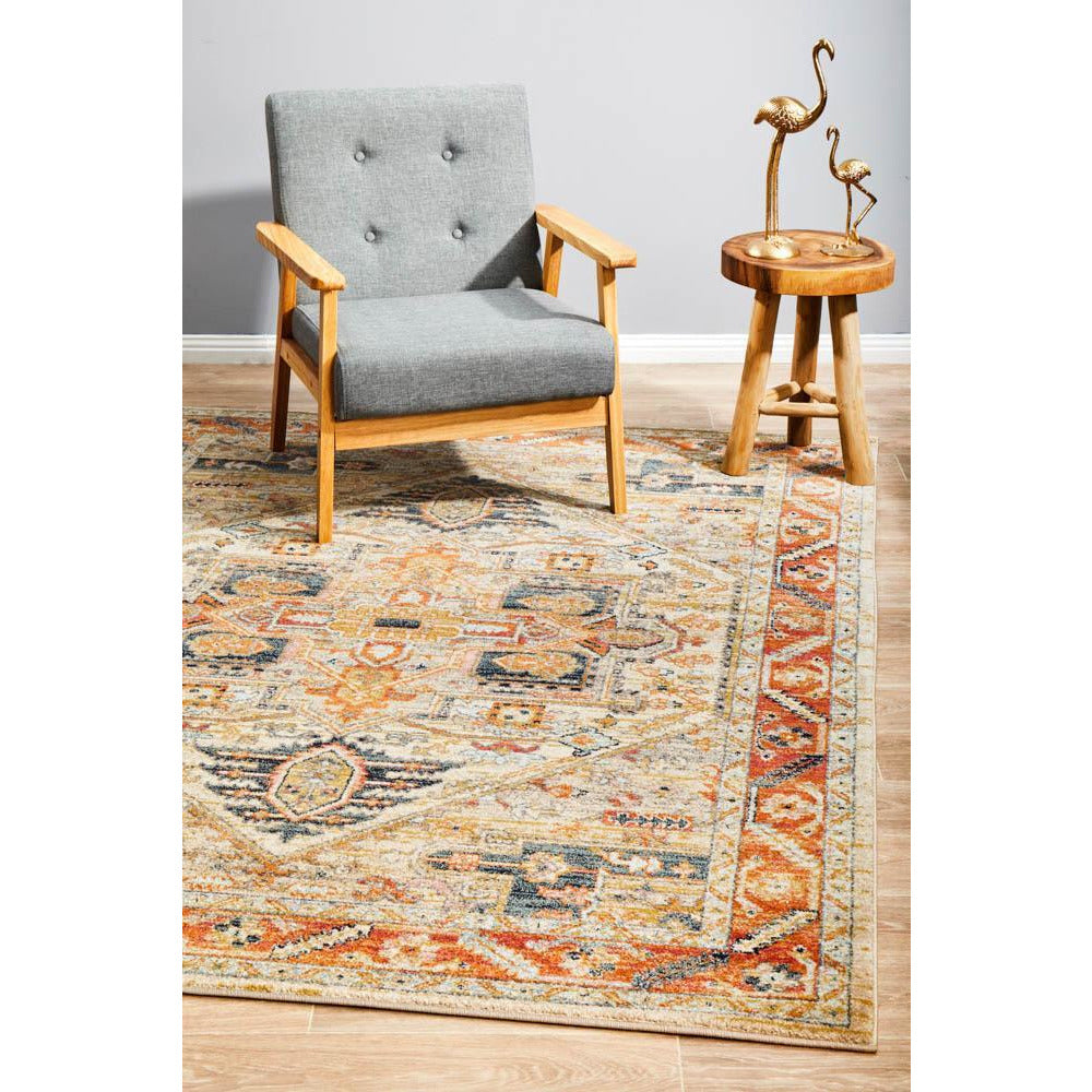 Tivoli 2773 Rust Multi Colour Transitional Rug - Rugs Of Beauty - 4