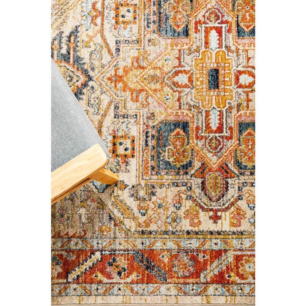 Tivoli 2773 Rust Multi Colour Transitional Rug - Rugs Of Beauty - 7