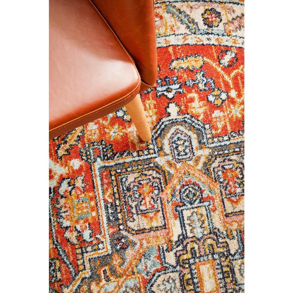 Tivoli 2773 Terracotta Multi Colour Transitional Round Rug - Rugs Of Beauty - 5