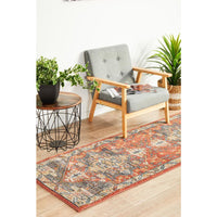 Tivoli 2773 Terracotta Multi Colour Transitional Runner Rug - Rugs Of Beauty - 3