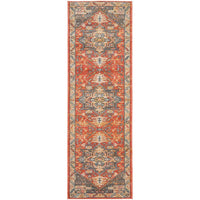 Tivoli 2773 Terracotta Multi Colour Transitional Runner Rug - Rugs Of Beauty - 1
