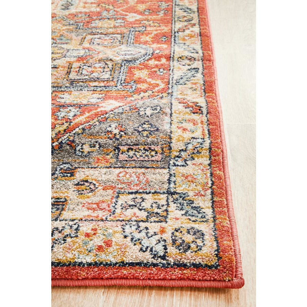 Tivoli 2773 Terracotta Multi Colour Transitional Runner Rug - Rugs Of Beauty - 8