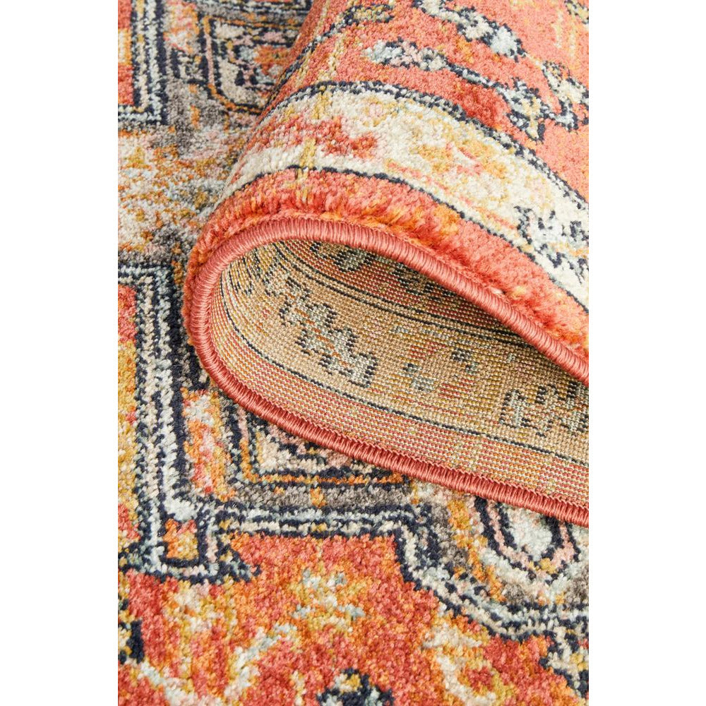 Tivoli 2773 Terracotta Multi Colour Transitional Runner Rug - Rugs Of Beauty - 9