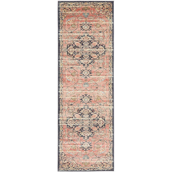 Tivoli 2774 Terracotta Multi Colour Transitional Runner Rug - Rugs Of Beauty - 1
