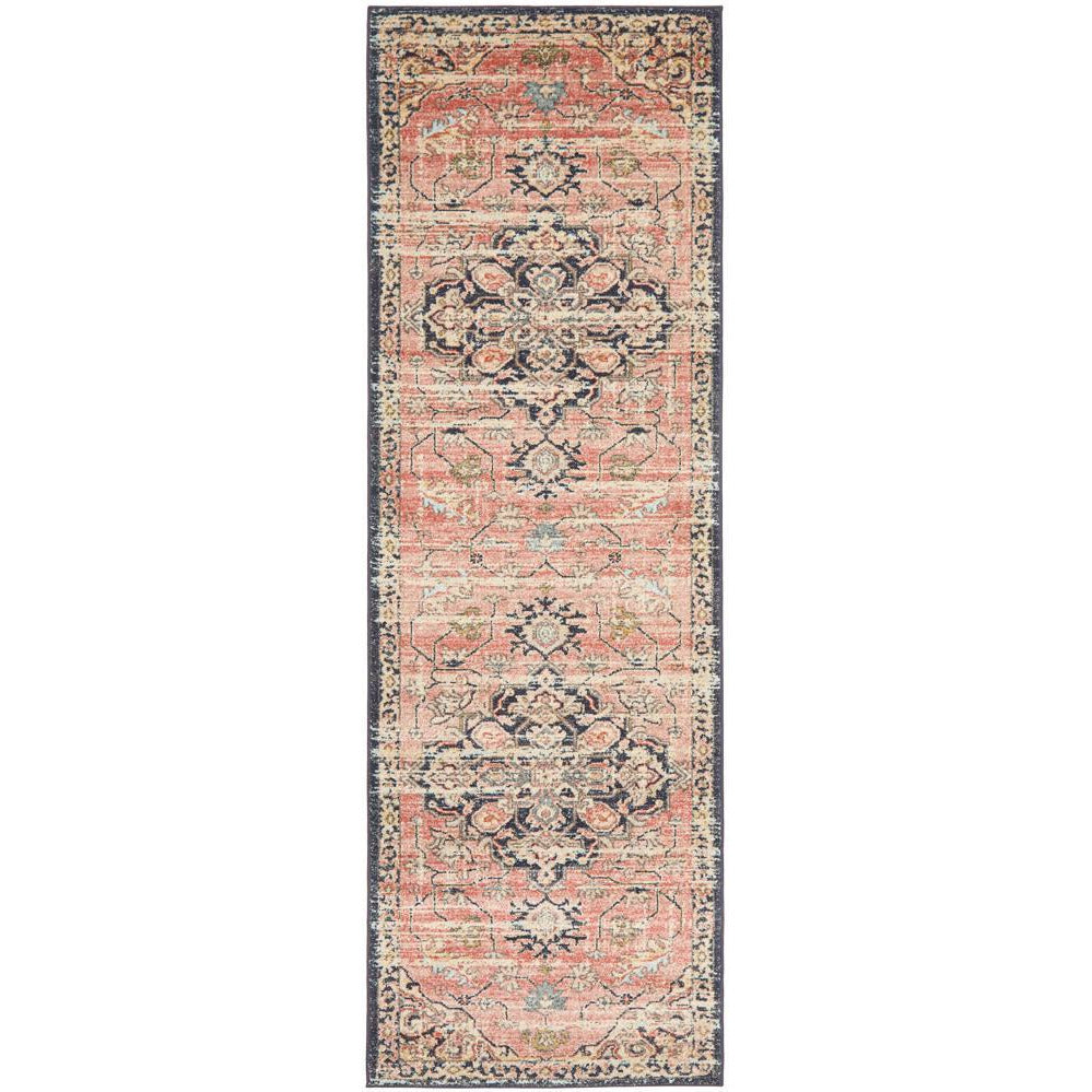 Tivoli 2774 Terracotta Multi Colour Transitional Runner Rug - Rugs Of Beauty - 1