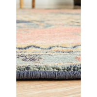Tivoli 2775 Rose Blue Multi Colour Transitional Round Rug - Rugs Of Beauty - 8