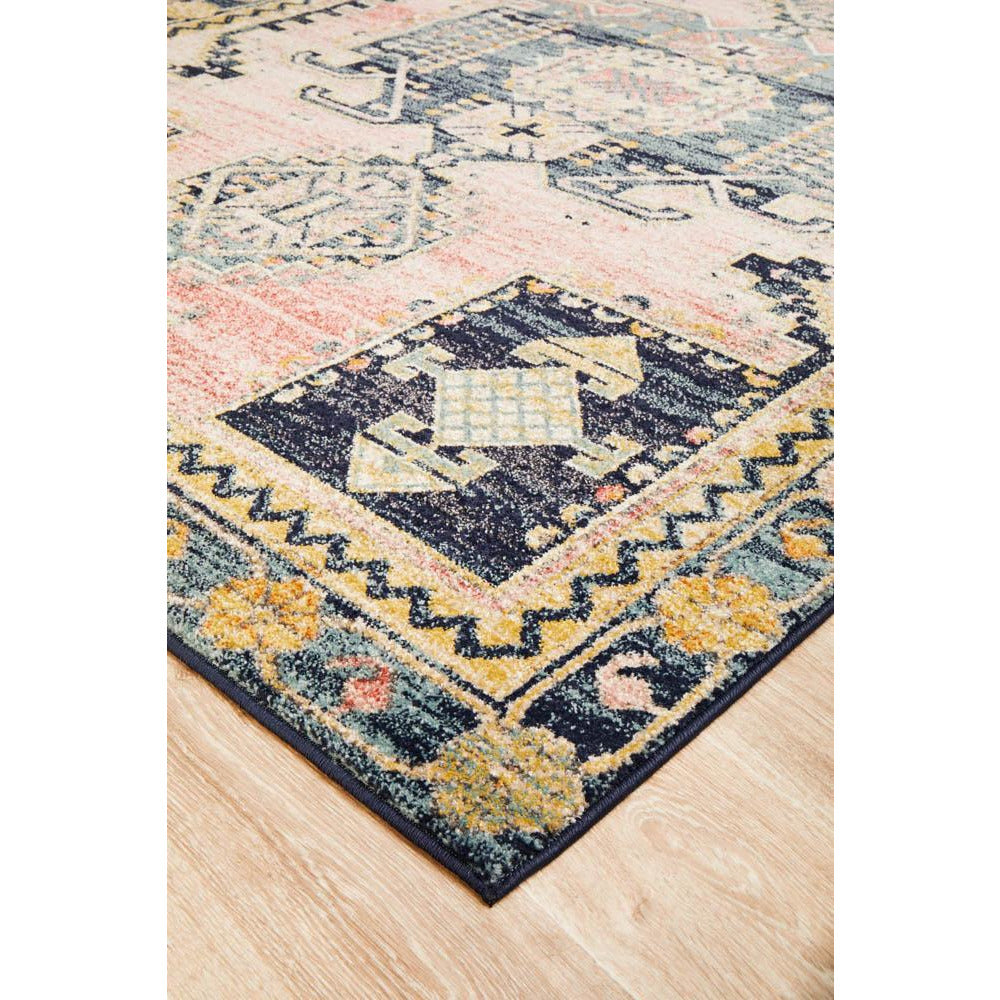 Tivoli 2775 Rose Blue Multi Colour Transitional Rug - Rugs Of Beauty - 8