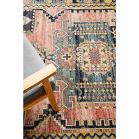 Tivoli 2775 Rose Blue Multi Colour Transitional Rug - Rugs Of Beauty - 5