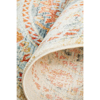 Tivoli 2776 Blue Terracotta Multi Colour Transitional Round Rug - Rugs Of Beauty - 9