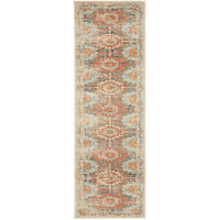 Tivoli 2776 Blue Terracotta Multi Colour Transitional Runner Rug - Rugs Of Beauty - 1