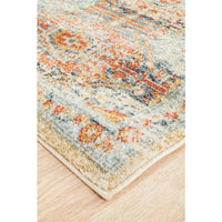 Tivoli 2776 Blue Terracotta Multi Colour Transitional Runner Rug - Rugs Of Beauty - 5