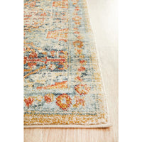 Tivoli 2776 Blue Terracotta Multi Colour Transitional Runner Rug - Rugs Of Beauty - 6