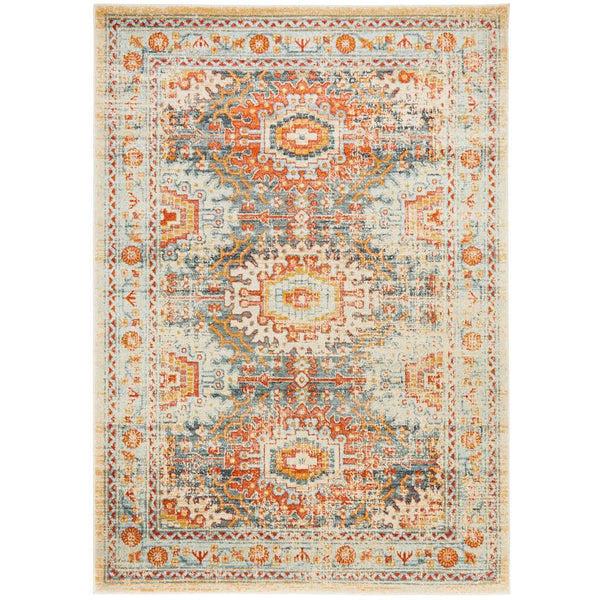 Tivoli 2776 Blue Terracotta Multi Colour Transitional Rug - Rugs Of Beauty - 1