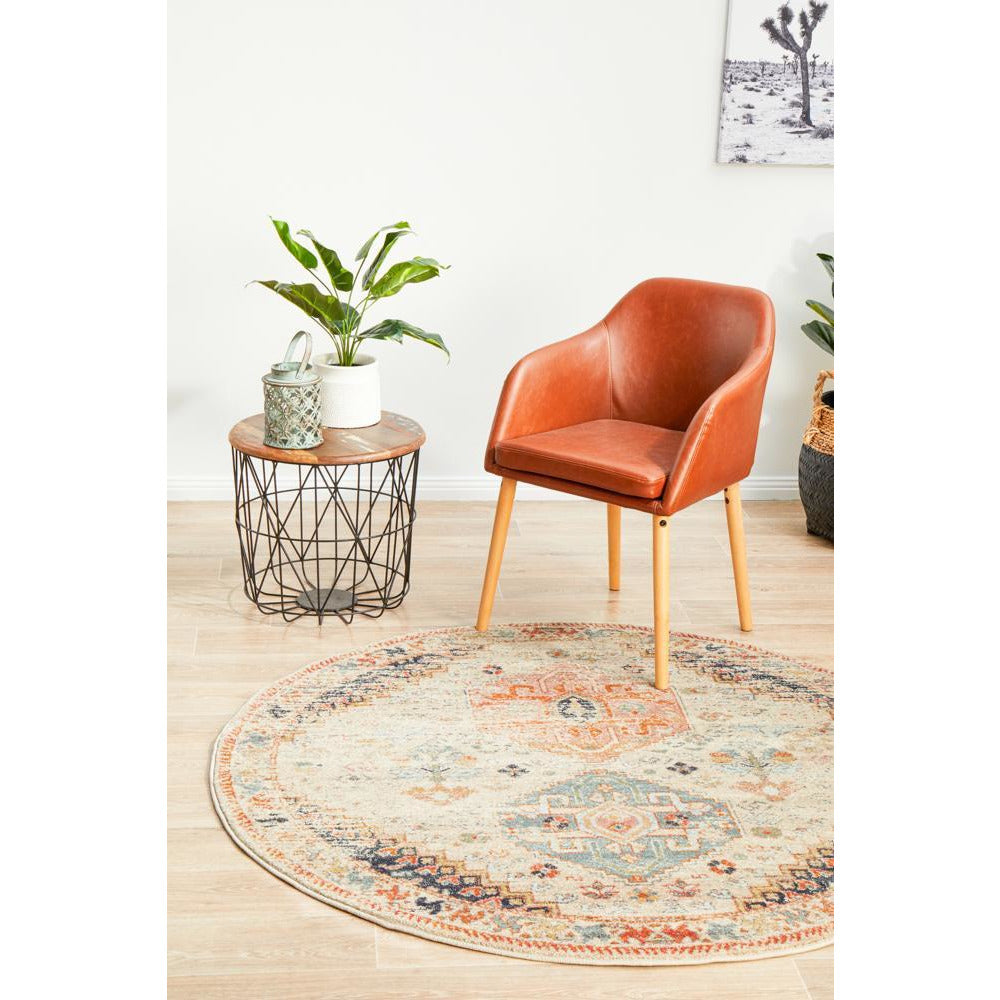 Tivoli 2777 Autumn Multi Colour Transitional Round Rug - Rugs Of Beauty - 2