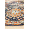 Tivoli 2777 Navy Blue Multi Colour Transitional Round Rug - Rugs Of Beauty - 6