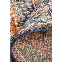 Tivoli 2777 Navy Blue Multi Colour Transitional Round Rug - Rugs Of Beauty - 9