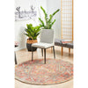 Tivoli 2779 Crimson Multi Colour Transitional Round Rug - Rugs Of Beauty - 3